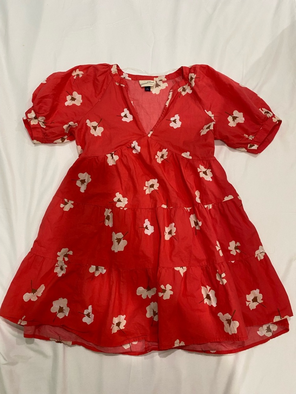 Universal Thread Pink Floral Tiered Dress